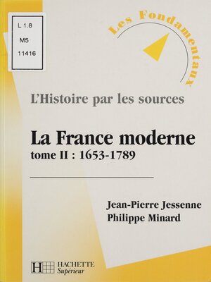 cover image of La France moderne (2)